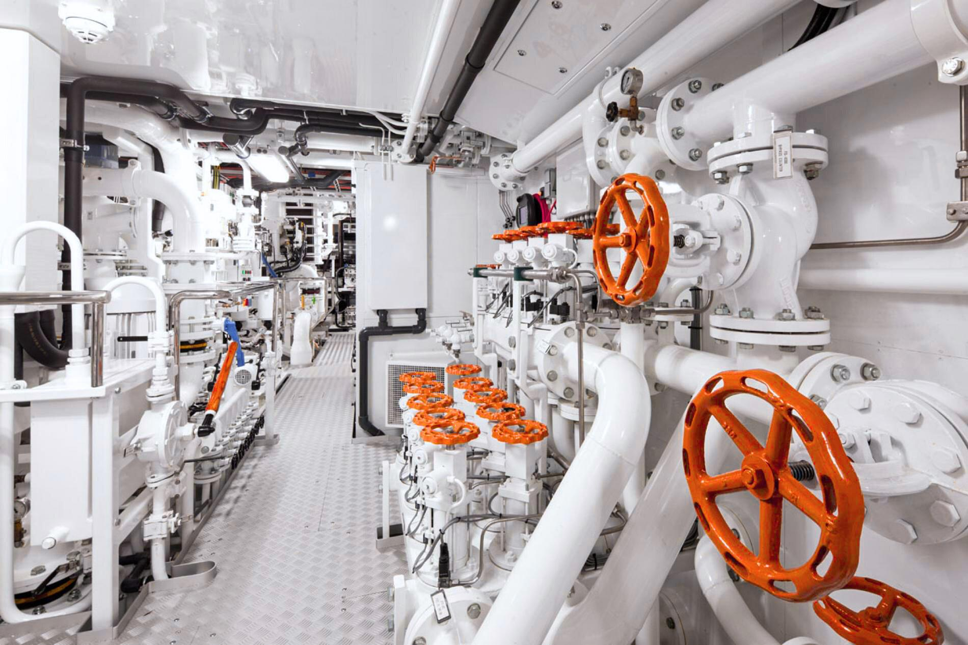 Engine store supply for vessel maintenance
