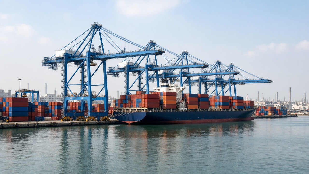 Supply launch and bonded transport for a port call
